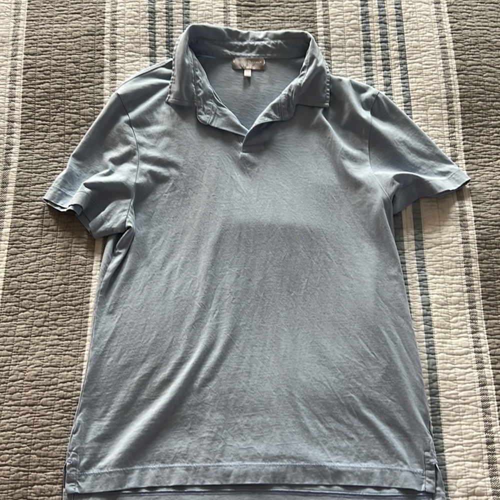 Hickey Freeman Pastel Blue Polo